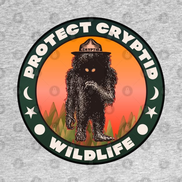 Protect Cryptid Wildlife ))(( Cryptozoology Fan Art by darklordpug